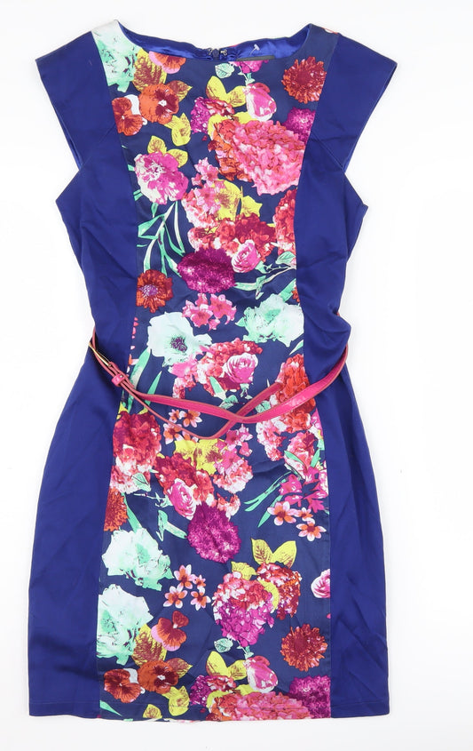 Apricot Women's Multicoloured Floral Pencil Dress M