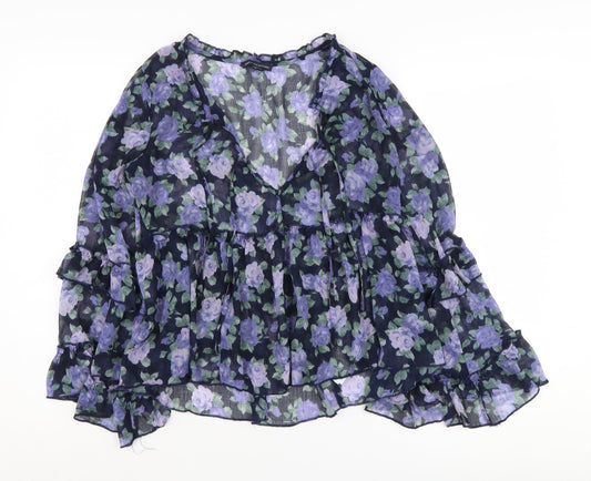 Womens UK Size S American Eagle Outfitters Multicoloured Blouse