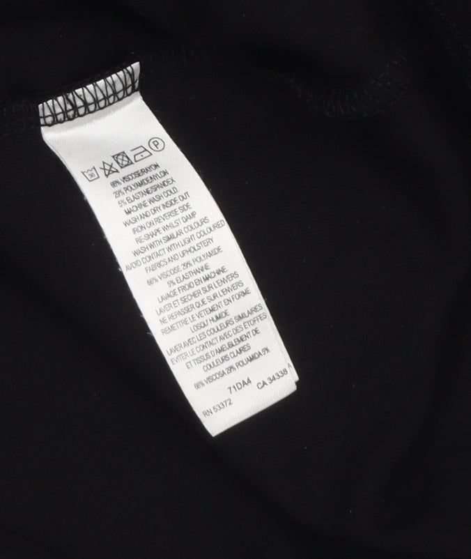 French Connection Women's Black Bodycon Dress Size 10