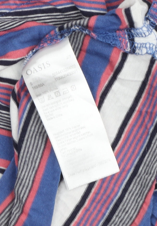 Womens UK Size S Oasis Multicoloured T-Shirt