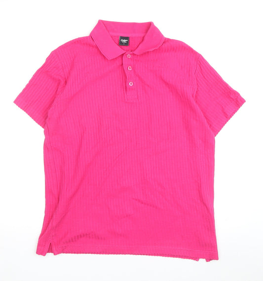 Womens UK Size S Cotton Traders Pink Basic Polo