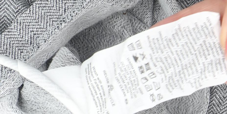 SELECTED HOMME Men's Grey Geometric 2XL T-Shirt