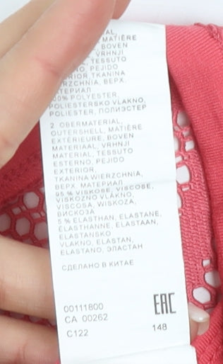 Barbara Lebek Women’s Pink Mesh Top Size 12