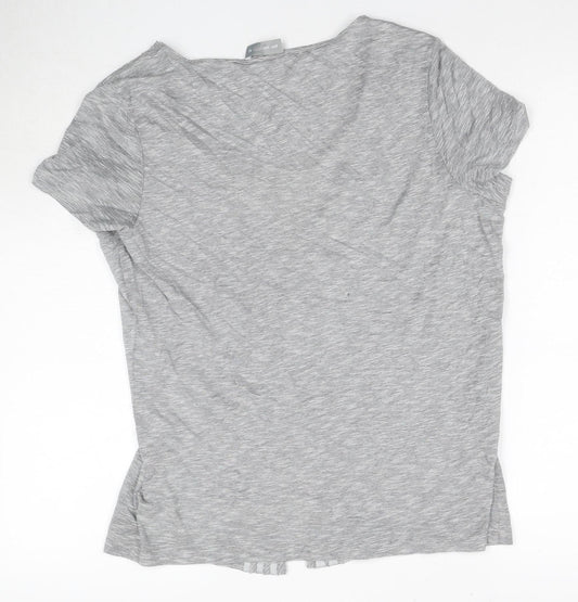 Womens UK Size 16 Marks and Spencer Grey Basic T-Shirt