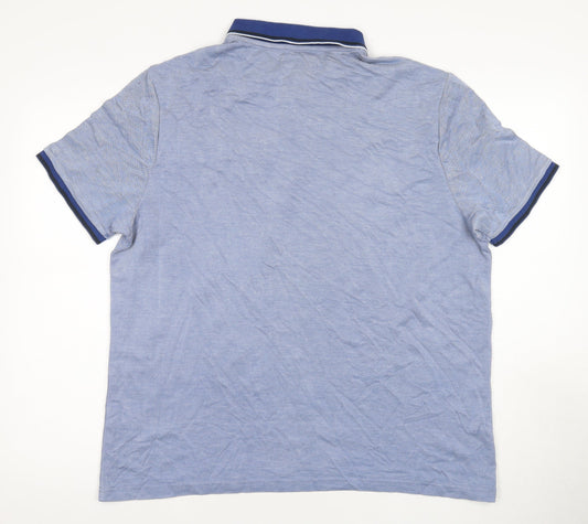 Marks and Spencer Men's Blue XL Polo Shirt