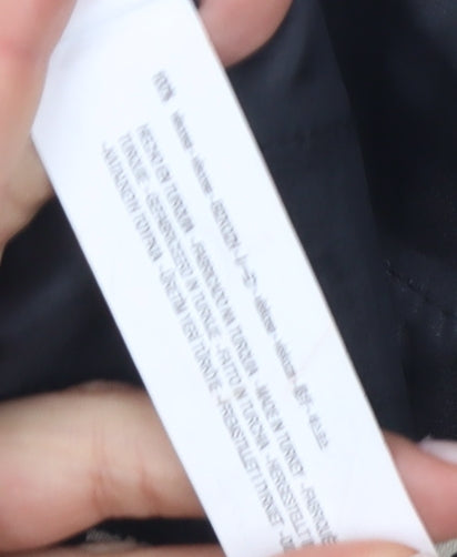 Zara Women's Black Shorts XS, Cotton Blend