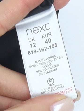 Next Women’s Black Sleeveless Sequin Dress Size 12