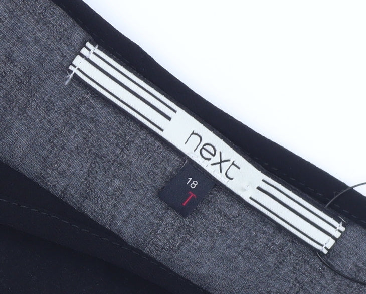 Next Women's Black Beige Pencil Dress, Size 18 Tall