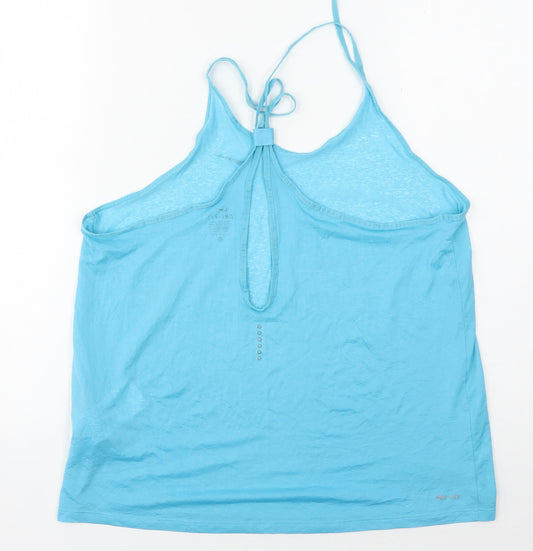 Nike Women's Blue Athletic Tank - Size L