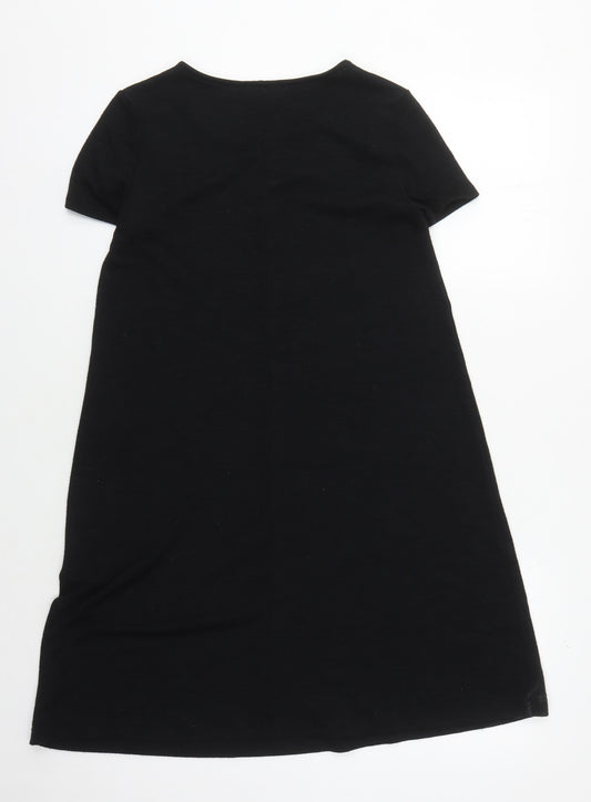 GAP Women's Black T-Shirt Dress, Size S