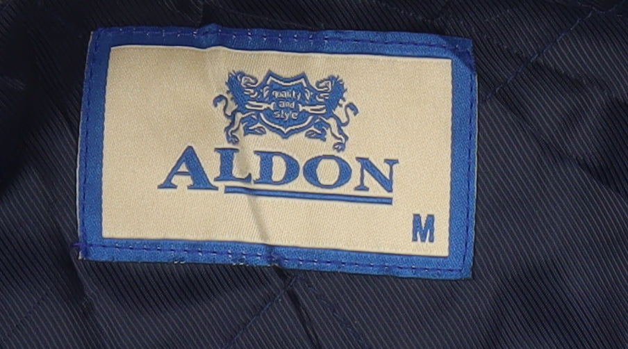 Aldon Men's Brown Mid-Length Windbreaker Jacket M