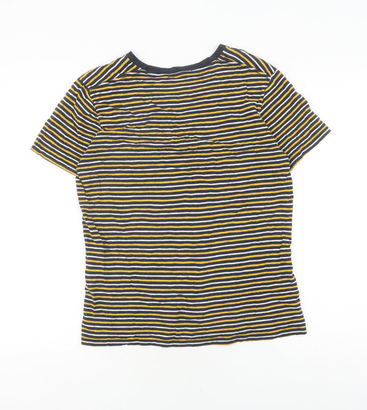 Selected Homme Men's Striped T-Shirt L
