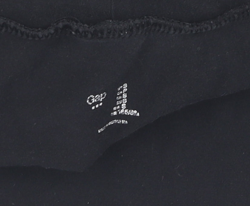 GAP Women's Black Roll Neck Long Sleeve T-Shirt S