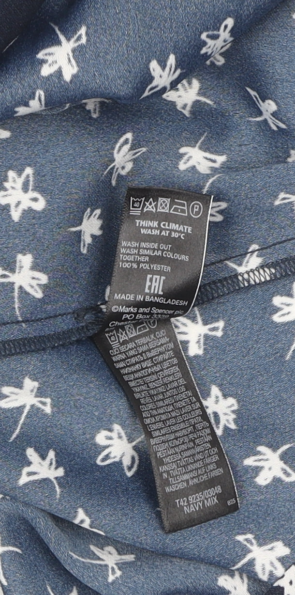 Marks and Spencer Women's Long Blue Dress Size 18