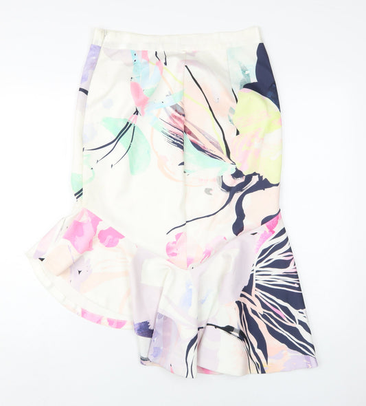 Coast Women's Multicoloured Trumpet Skirt Size 14