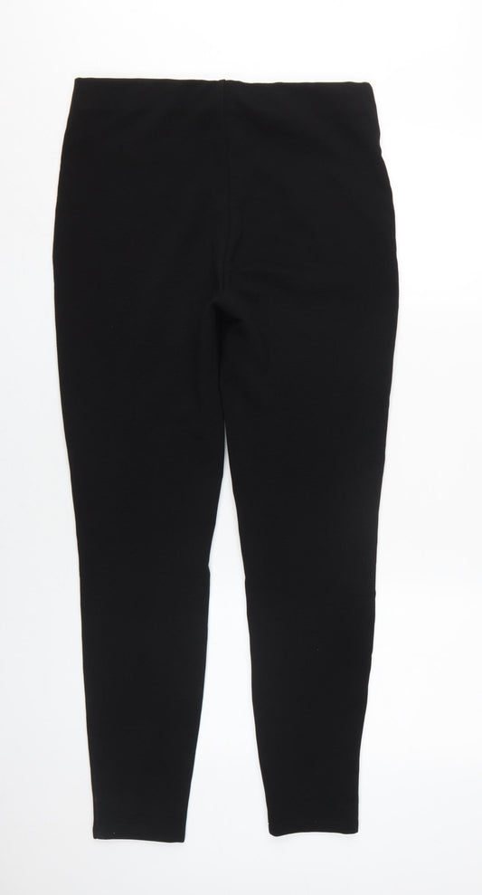 Womens UK Size M H&M Regular Fit Jegging Black Trousers