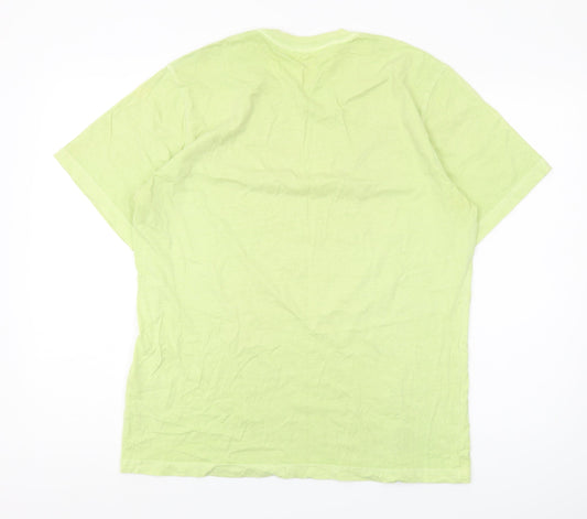 Levi's Men's Green Relaxed Fit Crew Neck T-Shirt M