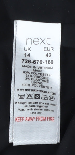 Next Women's Multicoloured Sheath Dress Size 14