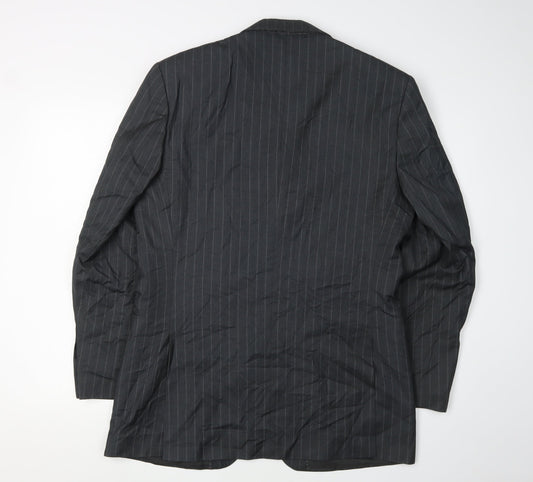 Mens UK Size 40 KJ Regular Black Suit Jacket