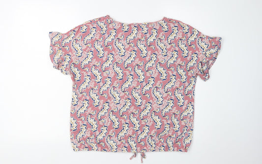 Womens UK Size 12 White Stuff Multicoloured Basic Blouse