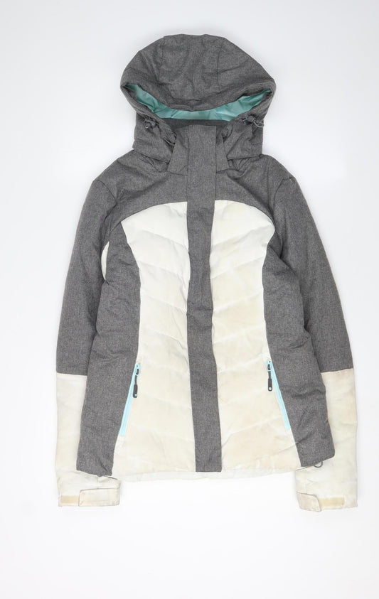 Womens UK Size 12 Mountain Warehouse Multicoloured Puffer Jacket