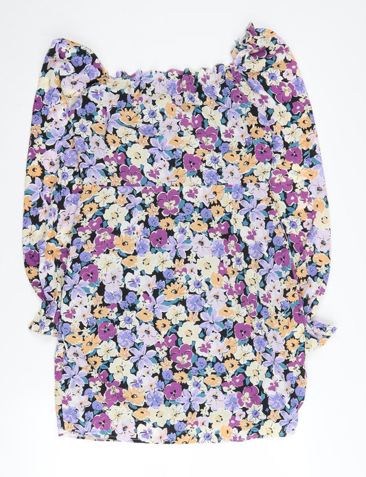 Nasty Gal Women's Floral Shift Dress Size 12