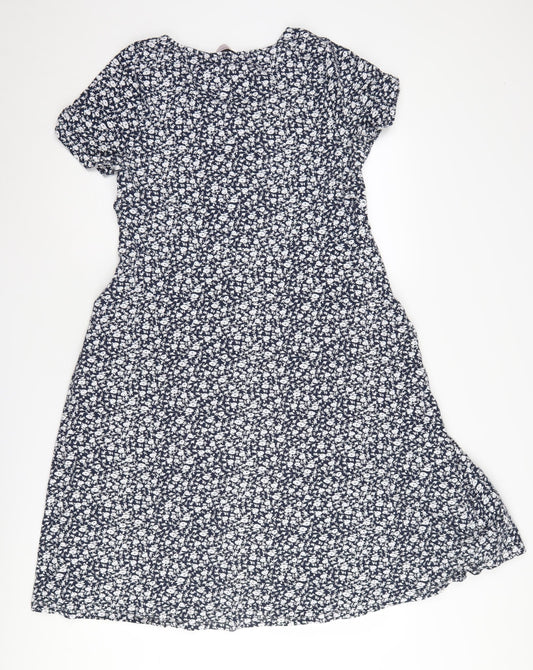 Dorothy Perkins Maternity Blue Floral Wrap Dress