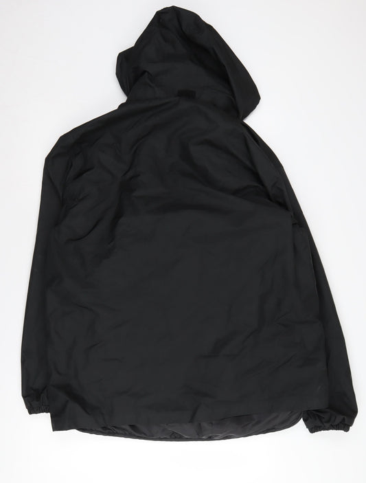 Unisex Adults UK Size M Result Core Black Hooded