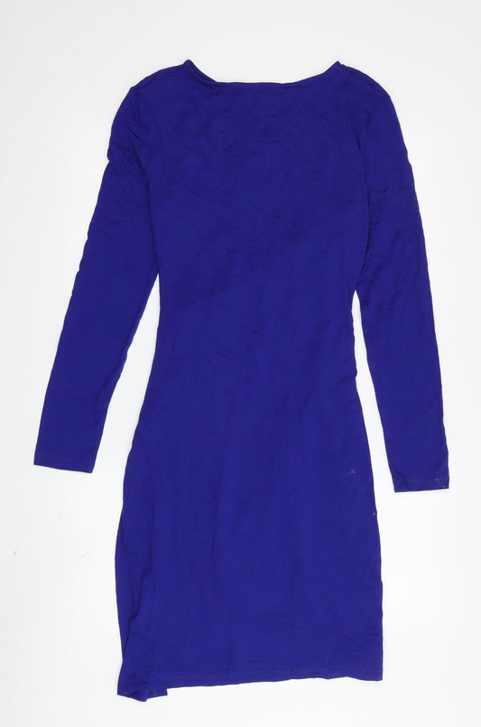 French Connection Women's Blue Sheath Dress Size 14