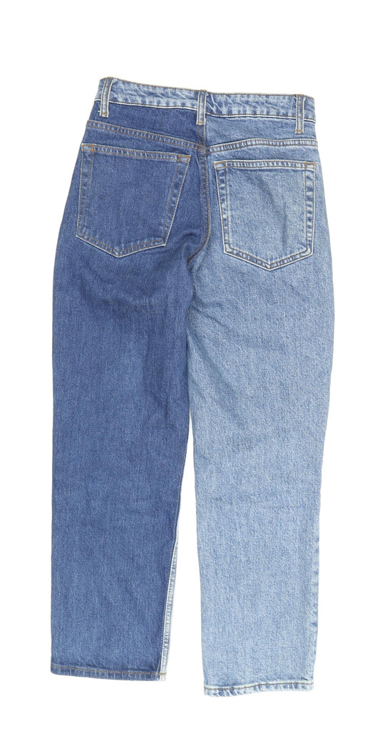 Topshop Women's Blue Straight Jeans Size 6