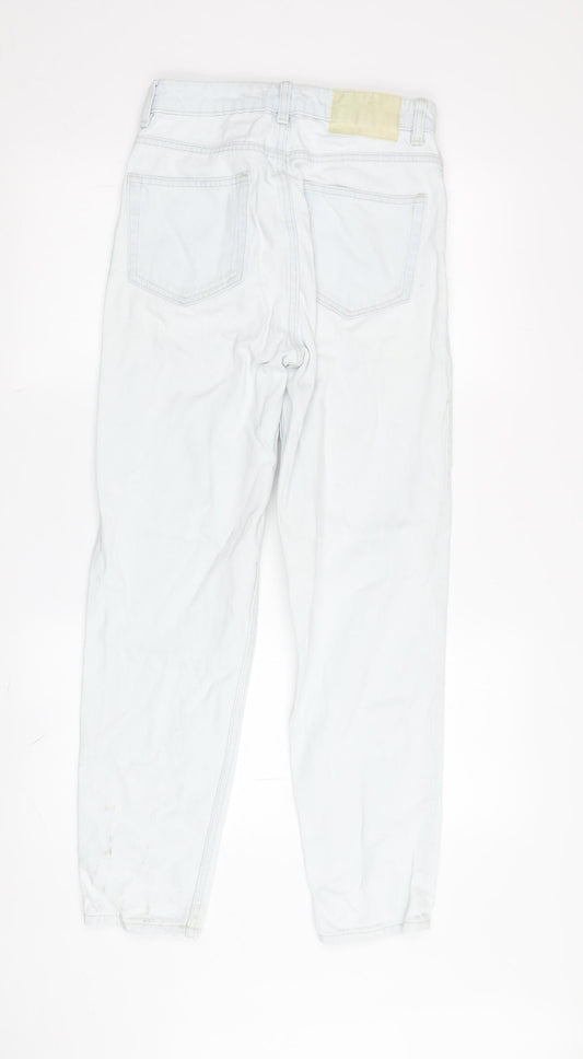 Zara Women's Blue Skinny Jeans - Size 6 - Classic Style