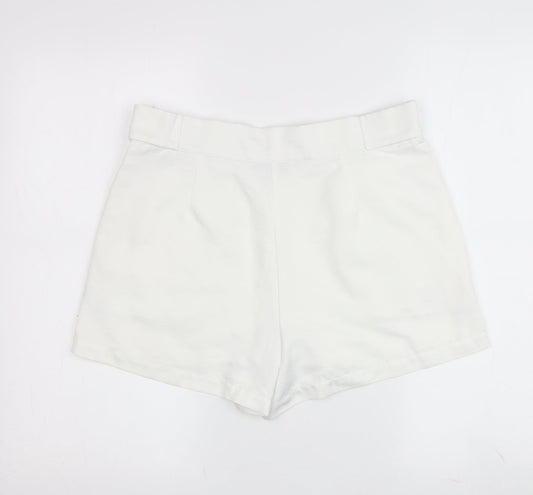 Topshop Women's White Classic Shorts Size 12