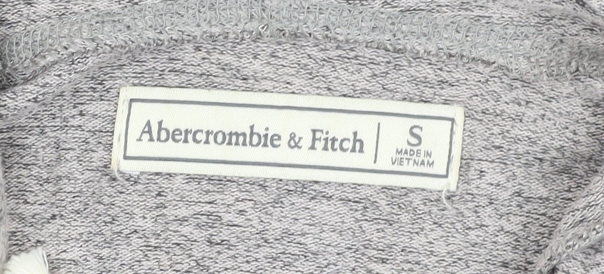 Abercrombie & Fitch Women's Grey Pullover Hoodie S