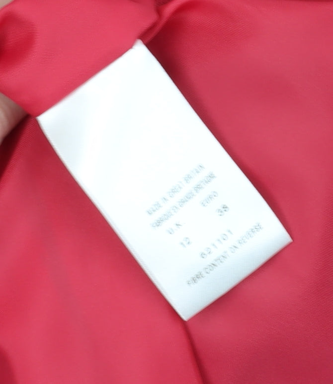 Eastex Women's Red Regular Fit Suit Jacket Size 12