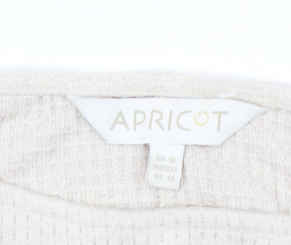 Apricot Women's Beige Pullover Jumper, Size 18