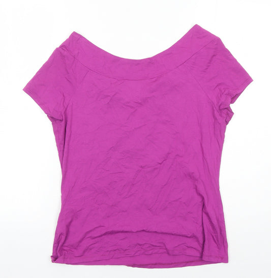 Womens UK Size 14 Wallis Purple T-Shirt