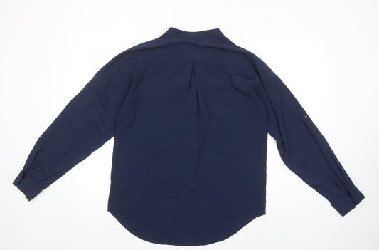 Womens UK Size 12 NEXT Blue Basic Blouse