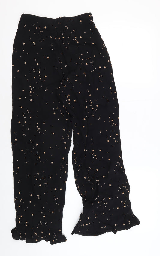 Nobody's Child Women's Black Wide-Leg Trousers Size 6