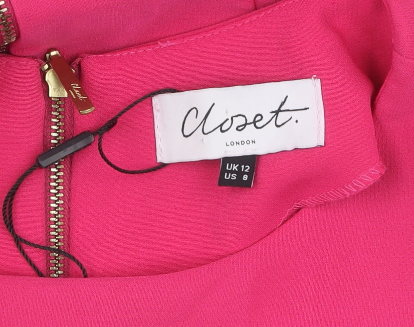 Closet Women’s Pink Fit & Flare Dress Size 12