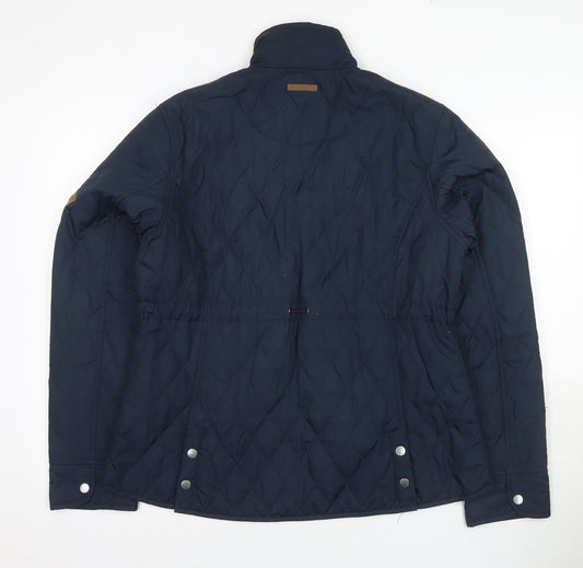 Womens UK Size 12 Regatta Blue Quilted Coat