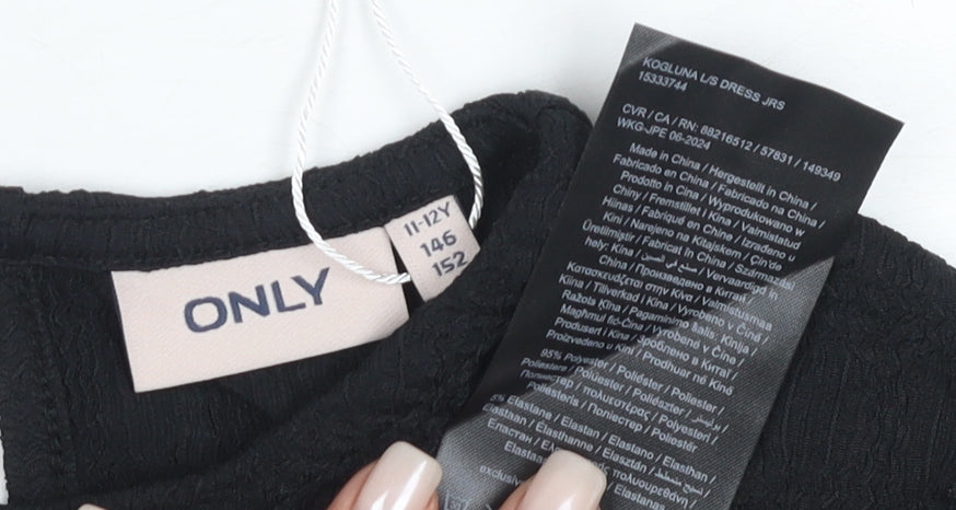 ONLY Teens Black Short Shift Dress