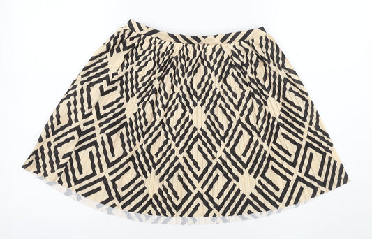 ASOS Women's Geometric Pleated Skirt Size 10