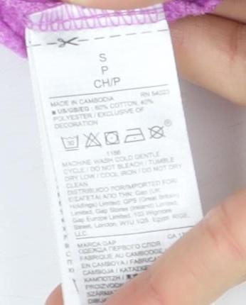 Gap Women's Purple Full Zip Hoodie Size 10