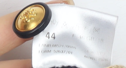 Basler Womens Multicoloured Wool Argyle Cardigan Size 16