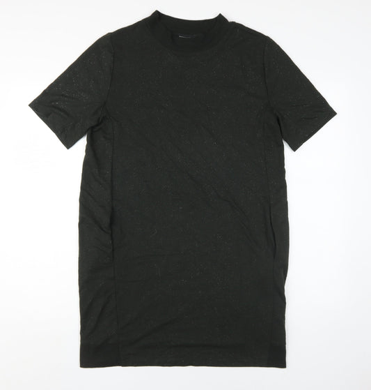 Oliver Bonas Women’s Black T-Shirt Dress Size 10