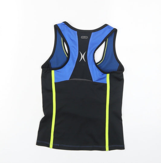 Champion Women's Blue Black XS Racerback Tank Top