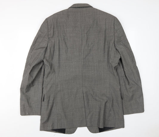 Mens UK Size 44 Jaeger Regular Grey Suit Jacket