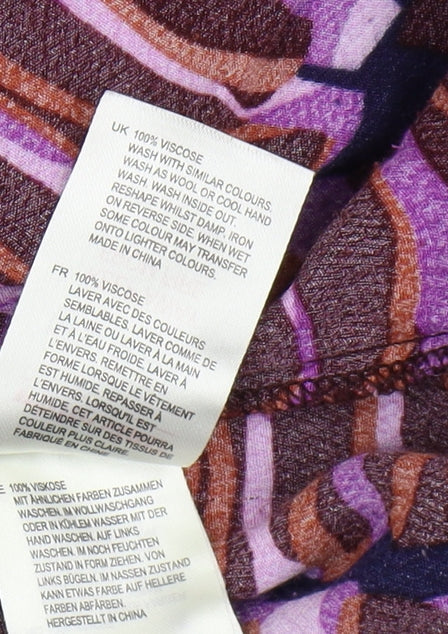 Womens UK Size 12 White Stuff Purple Blouse