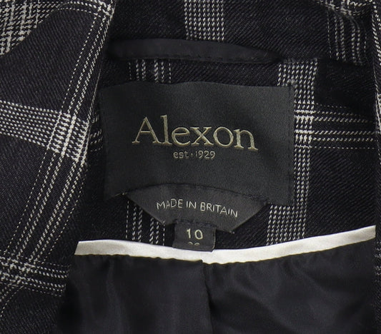 Womens UK Size 10 Alexon Regular Black Blazer