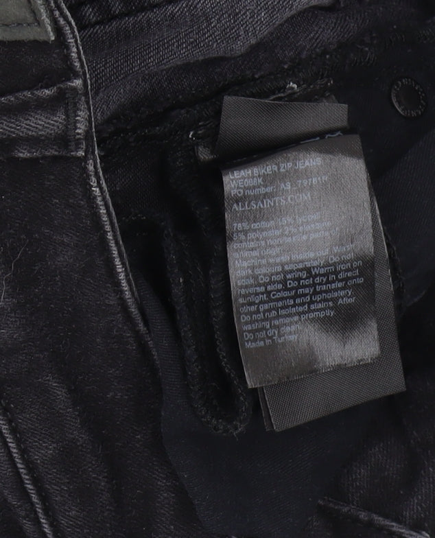 AllSaints Women's Black Skinny Jeans XS